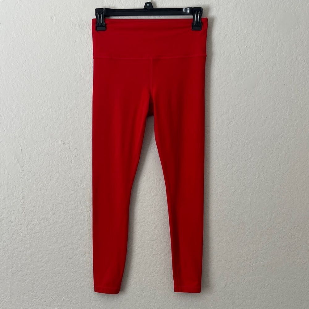 EUC ATHLETA Chaturanga Tight Leggings Red in Size XS